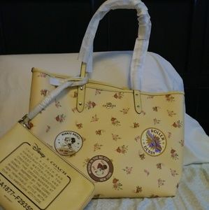 Coach Minnie Mouse reversible tote